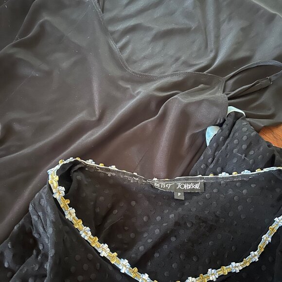 ***SOLD***Vintage Betsey Johnson New York Swiss Dot Mesh Maxi Dress - Picture 8 of 8